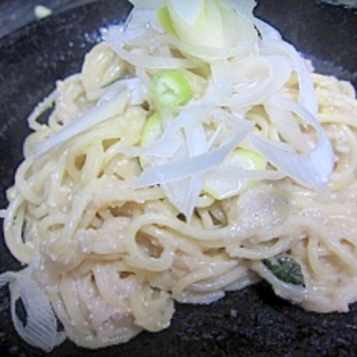 とろろ明太パスタ☆